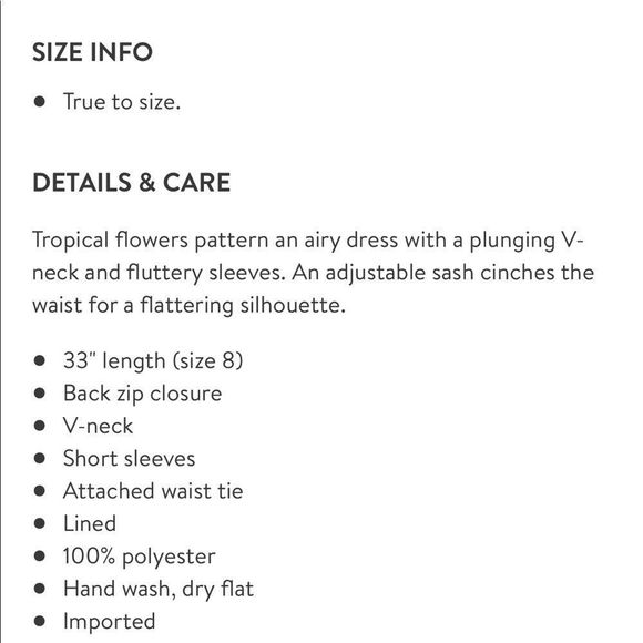 BB Dakota Tropic Tropical Vine Print Dress NWT - Picture 12 of 13